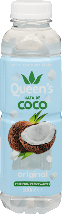 Osvežilna pijača z okusom kokosa in kokosovimi koščki Queen's NATA DE COCO