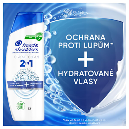 šampon a kondicionér na vlasy Classic Clean 2 v 1 head&shoulders