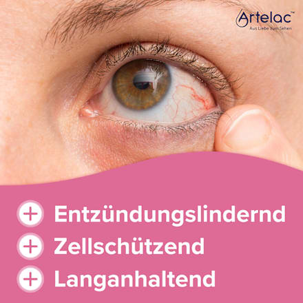 Artelac Augen BESÄNFTIGER EDO 10 x á 0,5ml  2,4 mg/ml Hyaluronsäure (als Natriumhyaluronat), 20 mg/ml Ectoin, Natriumchlorid,  Natriumhydroxid Artelac