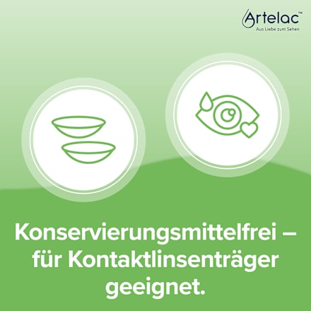 Artelac AUGEN TRÖSTER EDO 10 x à 0,5ml Erfrischende Befeuchtung und Linderung gereizter Augen Mit Hydrolaten von Kamille,Zaubernuss und  Augentrost Artelac