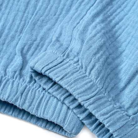 Hose aus Musselin mit Kordel, blau, Gr. 128 ALANA