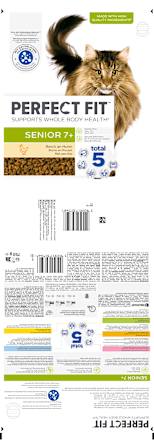 Trockenfutter Katze mit Huhn, Senior 7+ PERFECT FIT