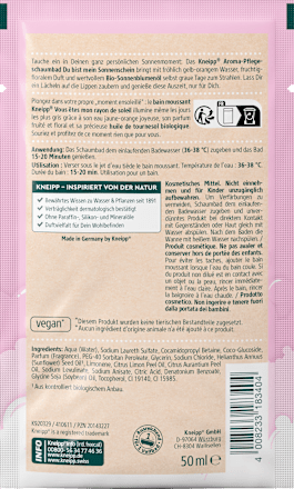 Schaumbad Du bist mein SONNENSCHEIN Kneipp