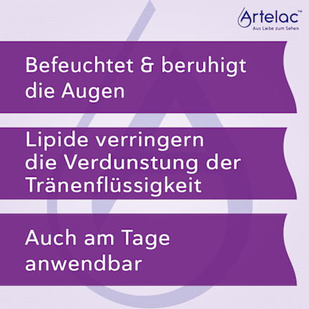 Artelac NighttimeGel 3 x 10g  Augenbefeuchtungsmittel Artelac