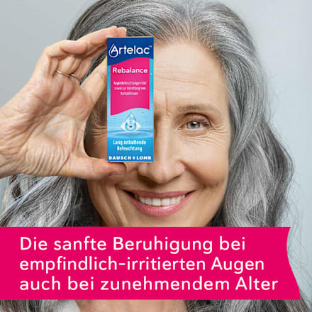 Artelac Rebalance 3 x 10 ml Augenbefeuchtungsmittel sowie Benetzung von Kontaktlinsen Artelac