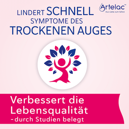 Artelac Rebalance 3 x 10 ml Augenbefeuchtungsmittel sowie Benetzung von Kontaktlinsen Artelac