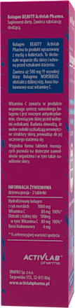 Kolagen morski Beauty, smak truskawkowo-rabarbarowy ACTIVLAB