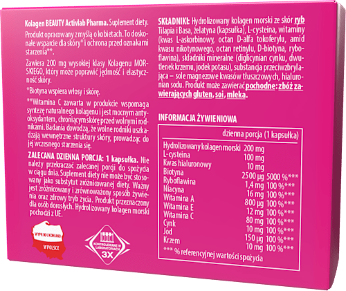 Kolagen morski Beauty, kapsułki ACTIVLAB