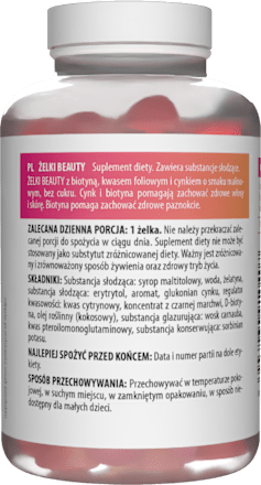 Żelki Beauty, smak malinowy ACTIVLAB