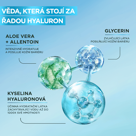 hydratační pleťový gel Hyaluronic Aloe Jelly GARNIER SKIN NATURALS