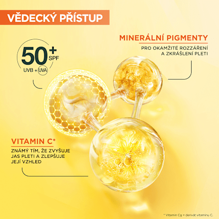 denní rozjasňující UV fluid Vitamín C SPF50+ GARNIER SKIN NATURALS