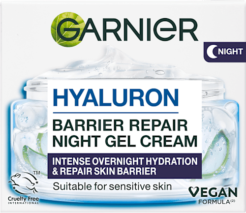 hydratační pleťový noční gel Hyaluronic Aloe Jelly GARNIER SKIN NATURALS