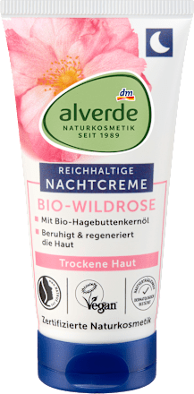 Nachtcreme Wildrose alverde NATURKOSMETIK