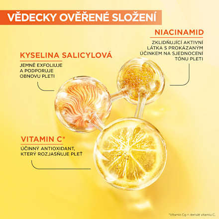 rozjasňující pleťová esence Vitamín C GARNIER