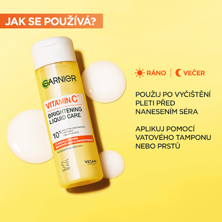 rozjasňující pleťová esence Vitamín C GARNIER