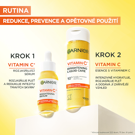rozjasňující pleťová esence Vitamín C GARNIER