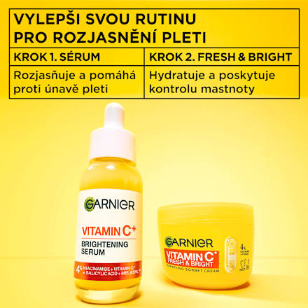 Hydratačný sorbet krém Vitamin C Fresh & Bright GARNIER