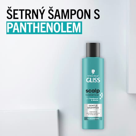 šampon jemný Scalp Balance Schwarzkopf GLISS