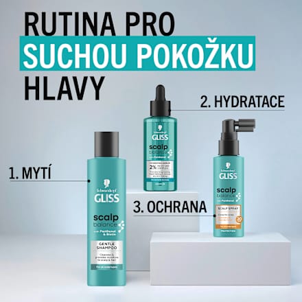 šampon jemný Scalp Balance Schwarzkopf GLISS