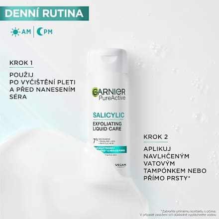 exfoliační pleťová esence Salicylic  GARNIER PureActive