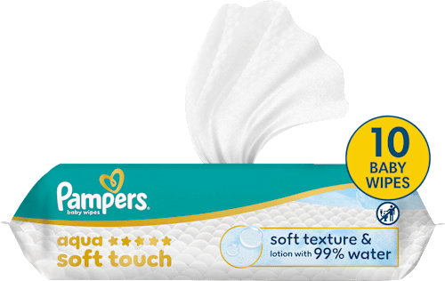 Feuchttücher Aqua, Reisegröße Pampers Harmonie
