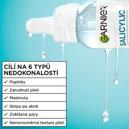 Pleťové sérum proti nedokonalostiam Salicylic 7-Day Clinical GARNIER PureActive