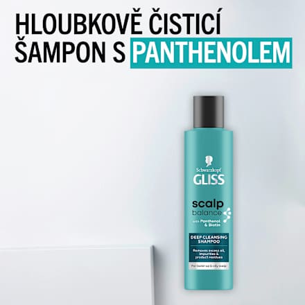 šampon hloubkově čisticí Scalp Balance Schwarzkopf GLISS