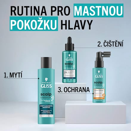 šampon hloubkově čisticí Scalp Balance Schwarzkopf GLISS