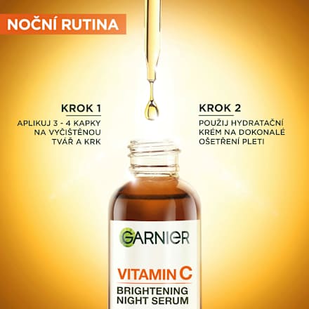 noční pleťové sérum Vitamín C GARNIER SKIN NATURALS