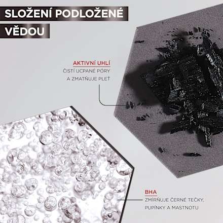 čisticí pleťový gel Charcoal  GARNIER PureActive