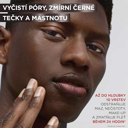 čisticí pleťový gel Charcoal  GARNIER PureActive