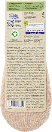 Füßlinge mit Bio-Baumwolle beige Gr. 39-42 Fascino