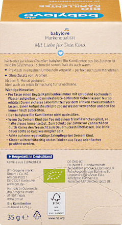 Bio Kamillentee ab 5. Monat  babylove