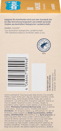 Bio Kamillentee ab 5. Monat  babylove