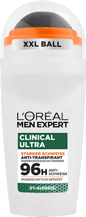 Antitranspirant Deo Roll-On Clinical Ultra Derma Dry L'ORÉAL PARiS MEN EXPERT