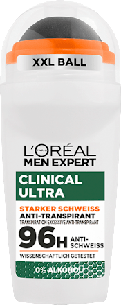 Antitranspirant Deo Roll-On Clinical Ultra Derma Dry L'ORÉAL PARiS MEN EXPERT