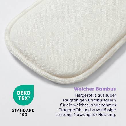 Stoffwindel Saugeinlage wiederverwendbar Bambino Mio