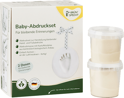 Baby-Abdruckset 2 Dosen Grünspecht