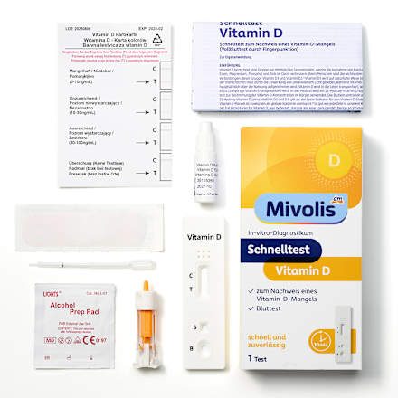 Schnelltest Vitamin D, 1 Anwendung Mivolis