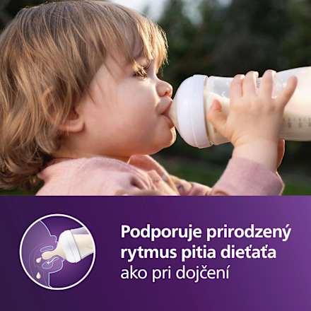 Dojčenská fľaša Natural Response, 330 ml - 3m+ PHILIPS AVENT