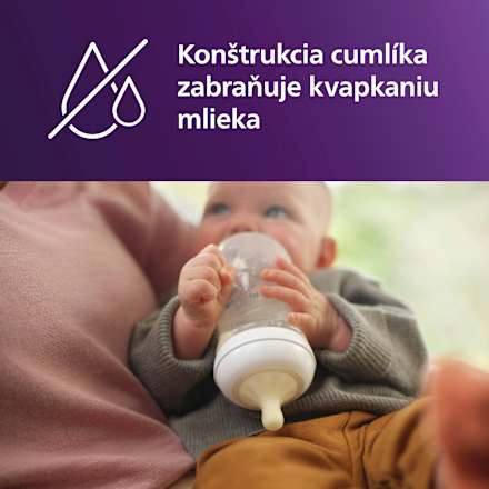 Dojčenská fľaša Natural Response, 330 ml - 3m+ PHILIPS AVENT