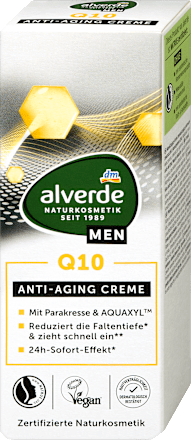 Anti Aging Gesichtscreme Q10 alverde MEN