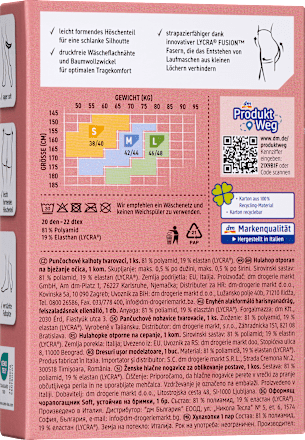 Strumpfhose Soft-Forming mit Laufmaschen-Stopp powder Gr. 46/48, 20 DEN Fascino