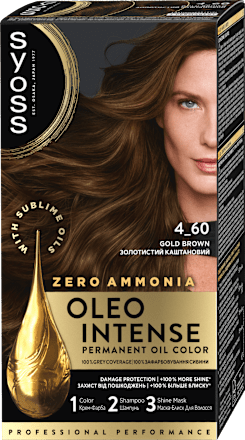 Боя за коса без амоняк Nr.4-60 Gold Brown syoss Oleo Intense