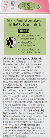 Pleťový olej bio divá ruža alverde NATURKOSMETIK