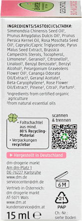 Pleťový olej bio divá ruža alverde NATURKOSMETIK