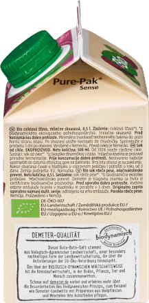 Direktsaft, Rote Bete dmBio