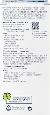 Schnelltest Gesunder Darm, 1 Anwendung Mivolis