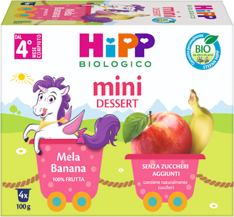 Mini dessert mela e banana BIO HiPP