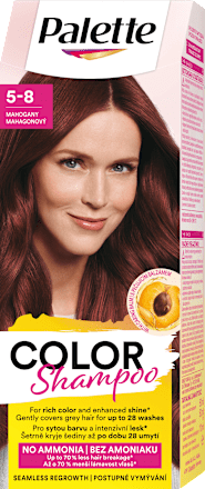 Farba na vlasy - 5-8 mahagónový Palette COLOR Shampoo